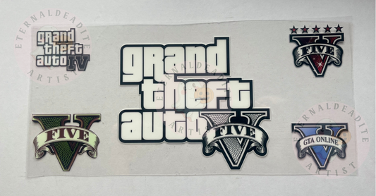 GTA Wrap Glass Cup