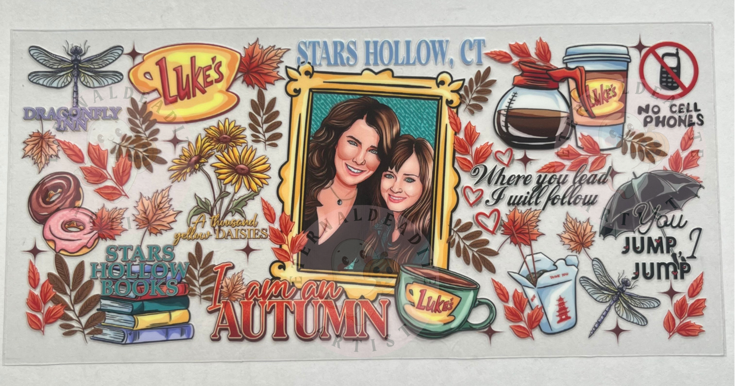 Autumn Glass Cup Wrap