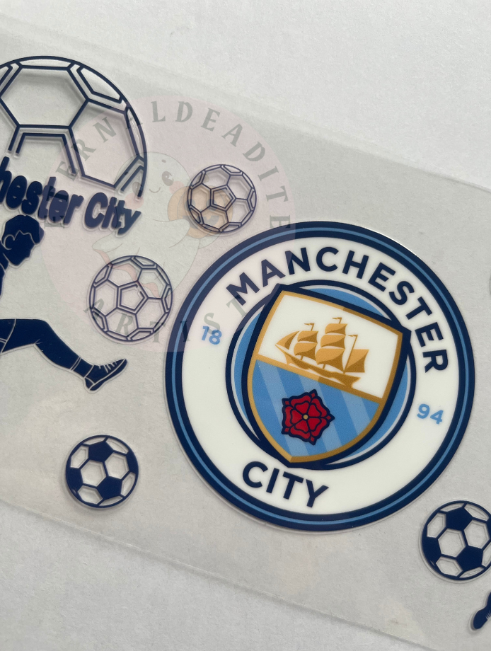 Manchester City Glass Cup Wrap