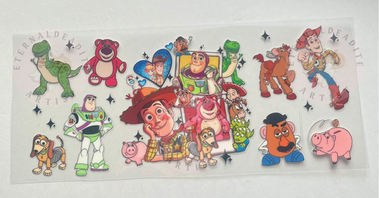 Toy Story Wrap Glass Cup