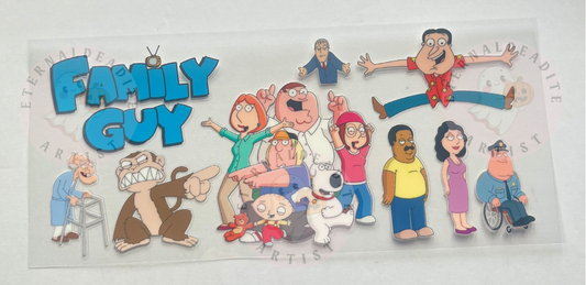 Family Guy Glass Cup Wrap