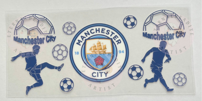 Manchester City Glass Cup Wrap