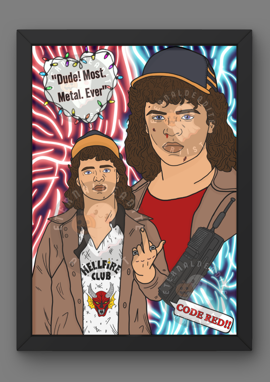 Dustin Henderson Print