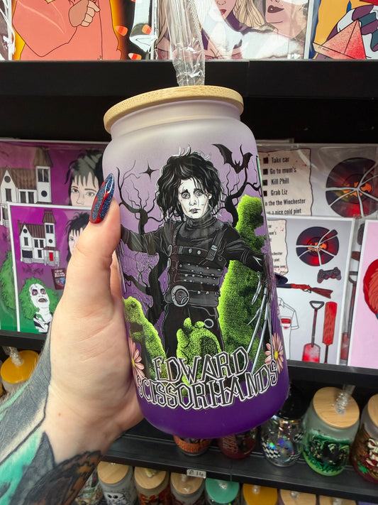 Tragic Monster 16oz Glass Cup
