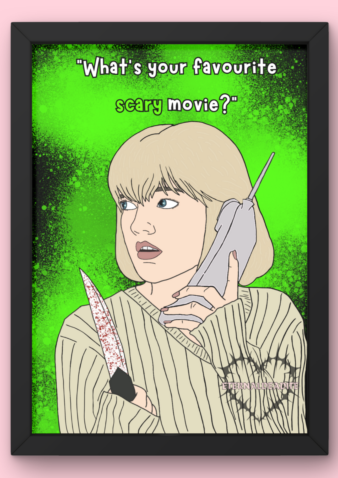 Casey Scream Print