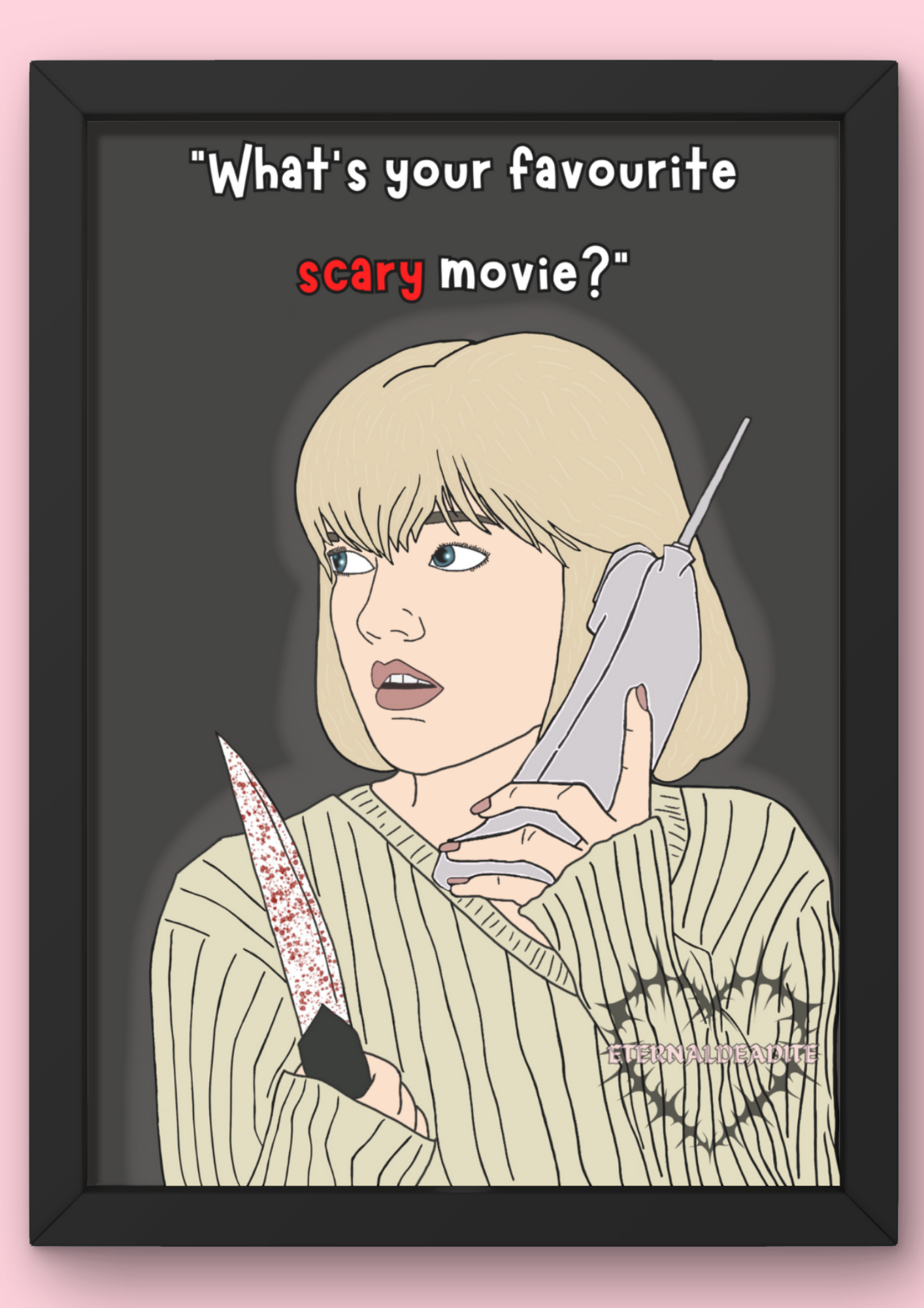 Casey Scream Print