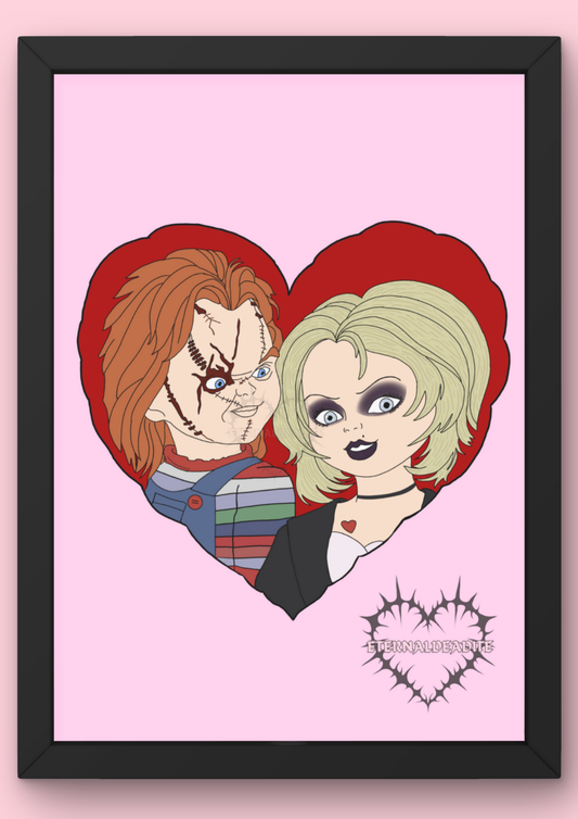 Chucky & Tiffany Print