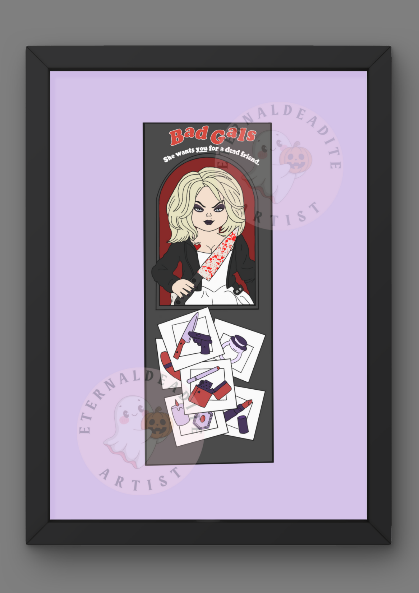 Bad Gals (Tiffany Valentine) Print