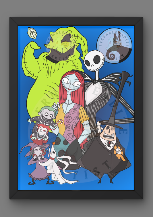 Nightmare Before Christmas Print