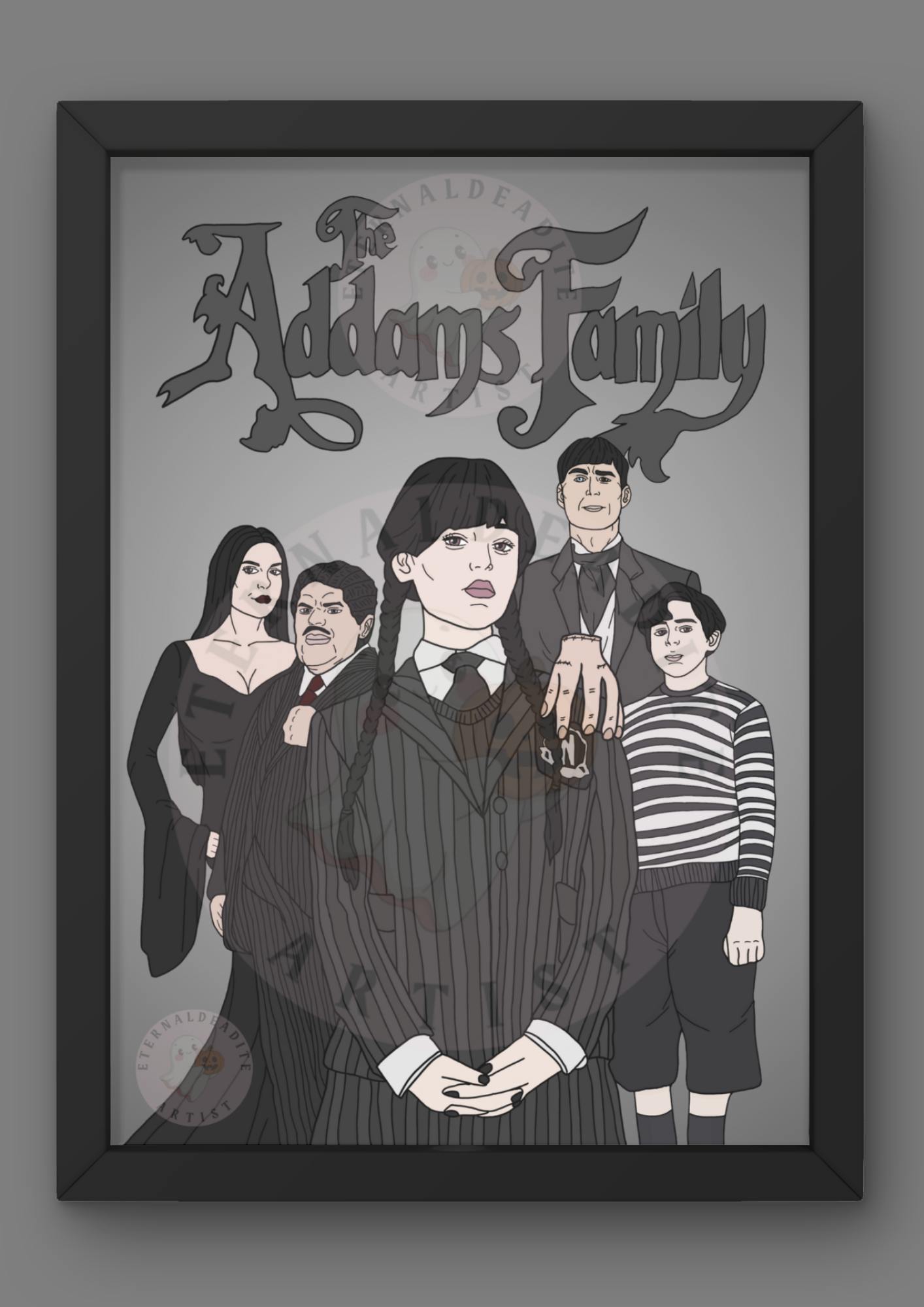 The Addams Family Print