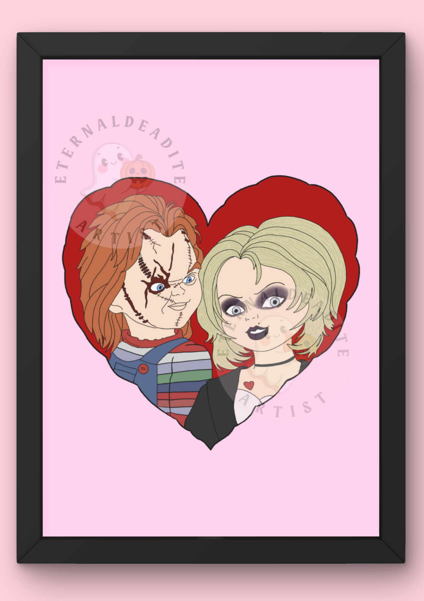 Chucky & Tiffany Print