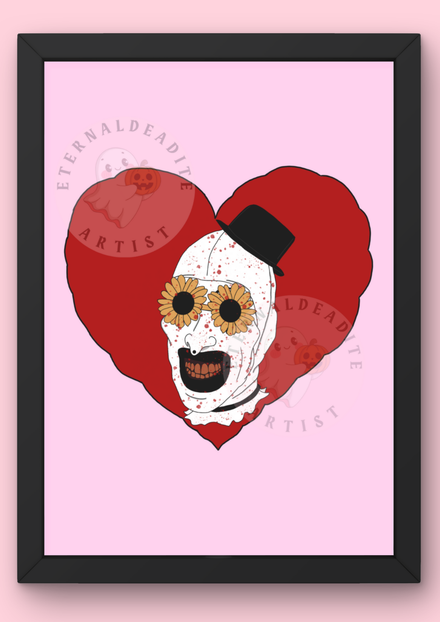 Art The Clown Bloody Print