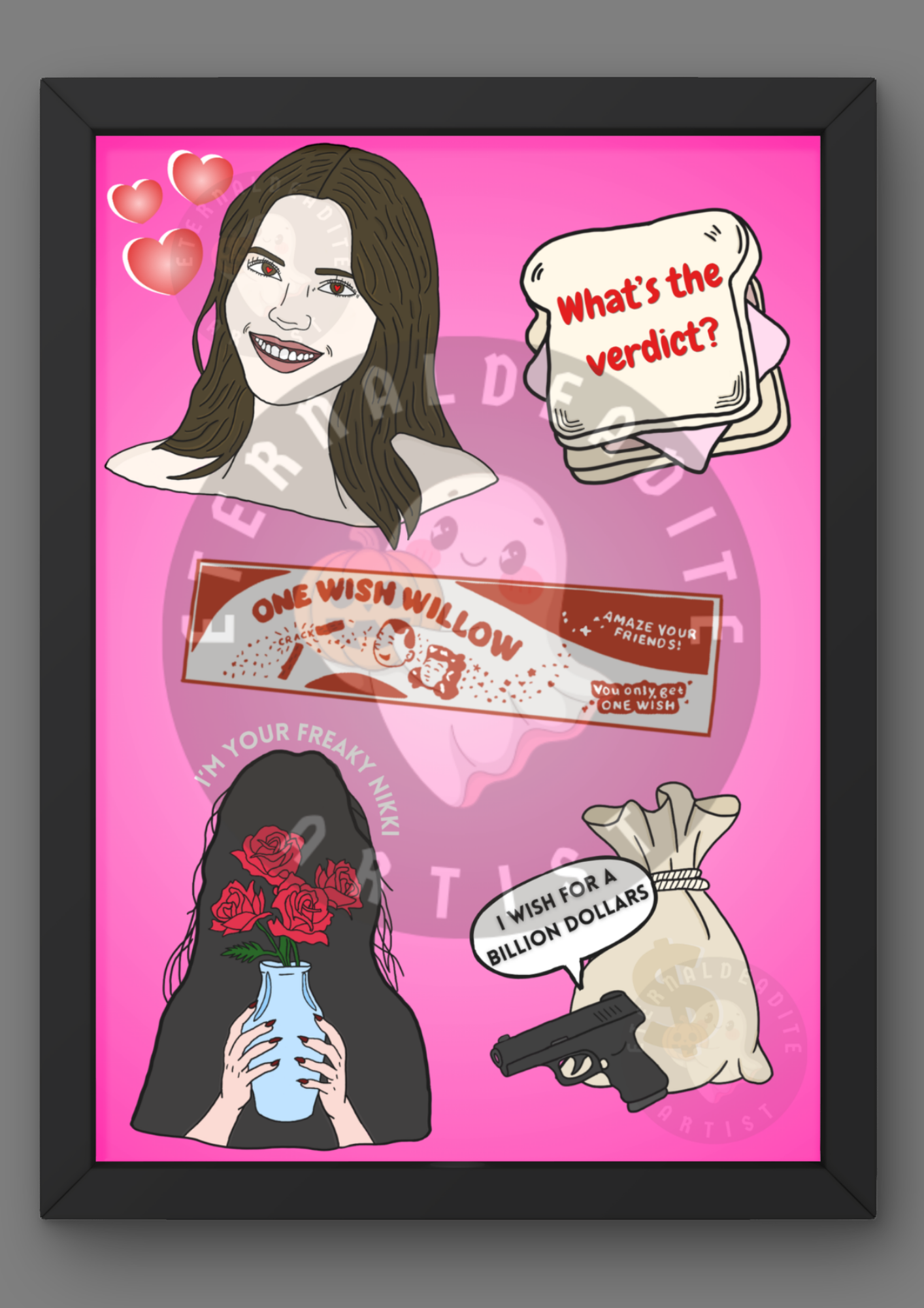 Freaky Nikki Print