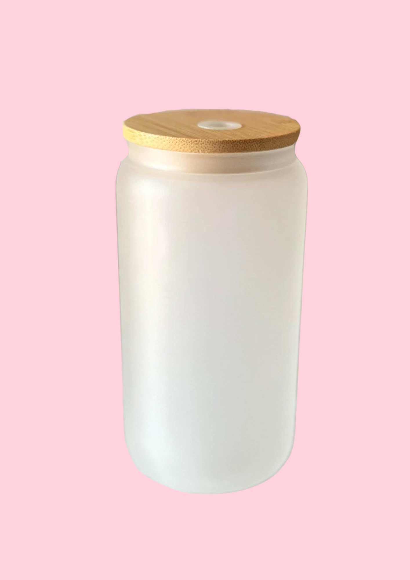 Winnie The Pooh Frosted Glass Cup With Straw Topper
